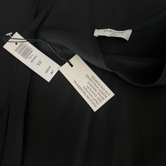 Aritzia Babaton Kilroy Slip Dress Black - Picture 4 of 6